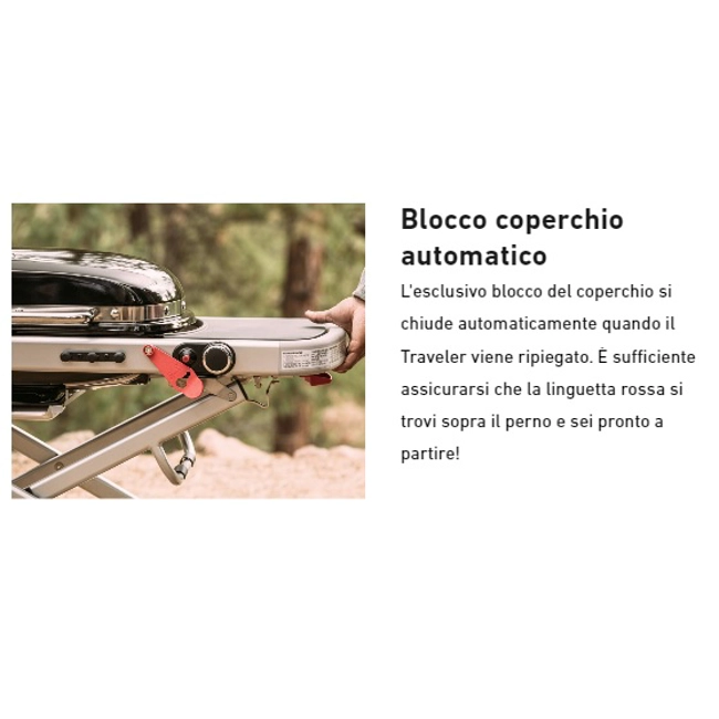 Vendita online Barbecue a gas Weber Traveler Black